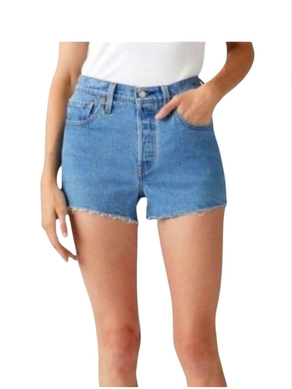 Levi's 501 High Rise Denim Shorts